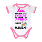 Marre-des-biberons-Filles-Maman-body-rose-prenom