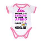 Marre-des-biberons-Filles-Marraine-body-rose-prenom