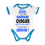 Marraine-cinglee-body-bleu-prenom