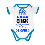 Papa-cingle-body-bleu-prenom